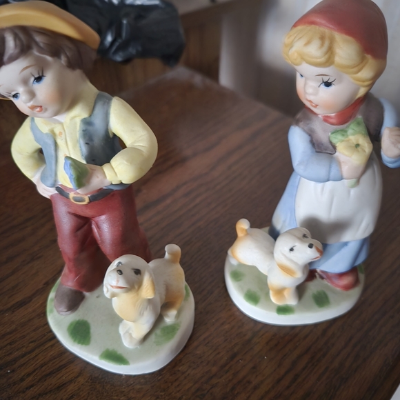 Other - Charming Figurine Set with Boy and Girl